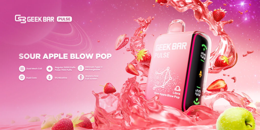 Geek Bar Pulse 可充式一次性電子煙

